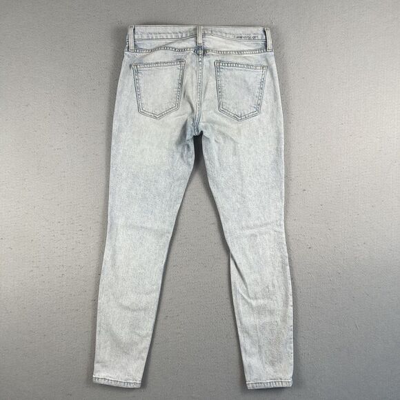 Current Elliott Jeans Size 25 Stiletto Skinny Fit Ankle Light Wash Distressed - Picture 12 of 12
